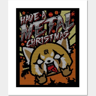 Metal Christmas Posters and Art